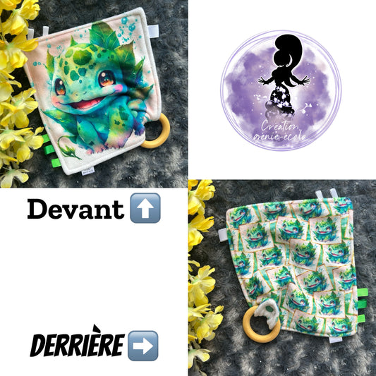 Doudou étiquette monstre