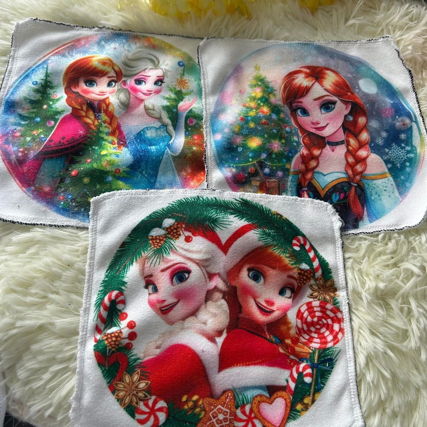 Débarbouillette princesse Noel
