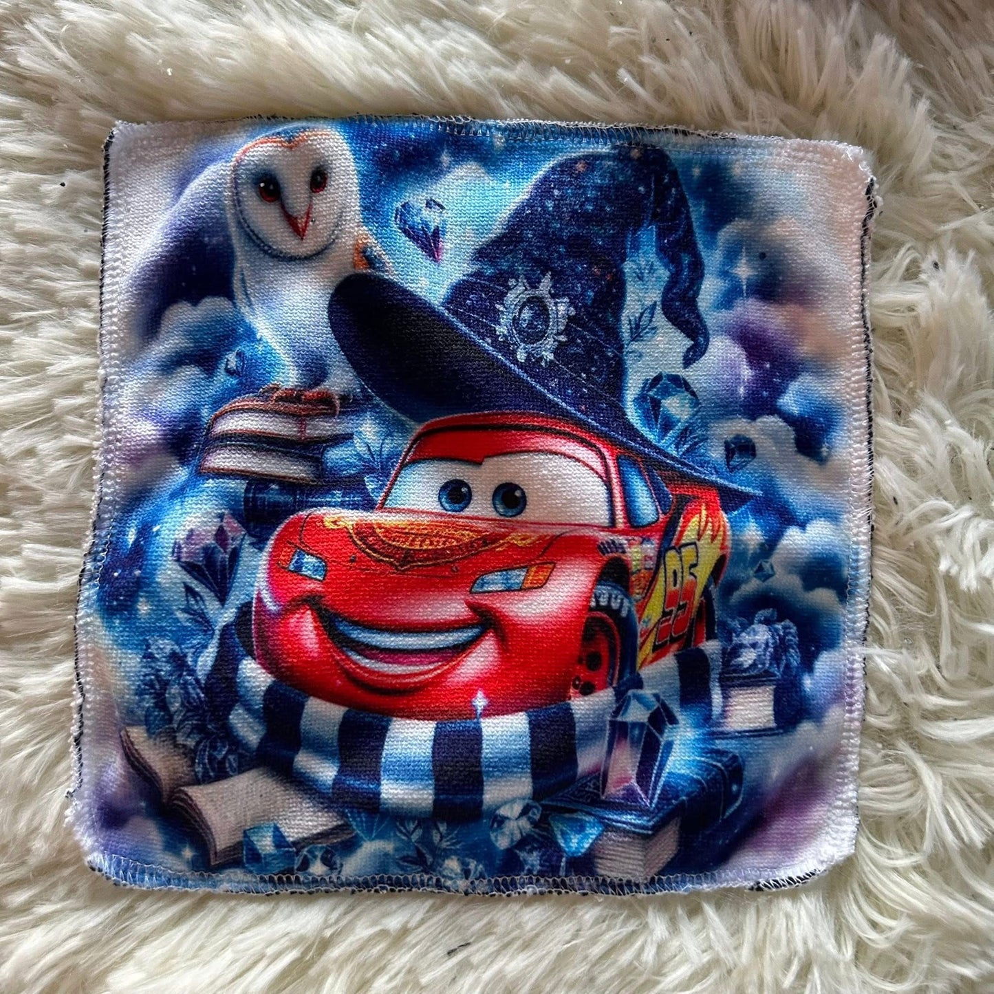Débarbouillette personnage auto magie