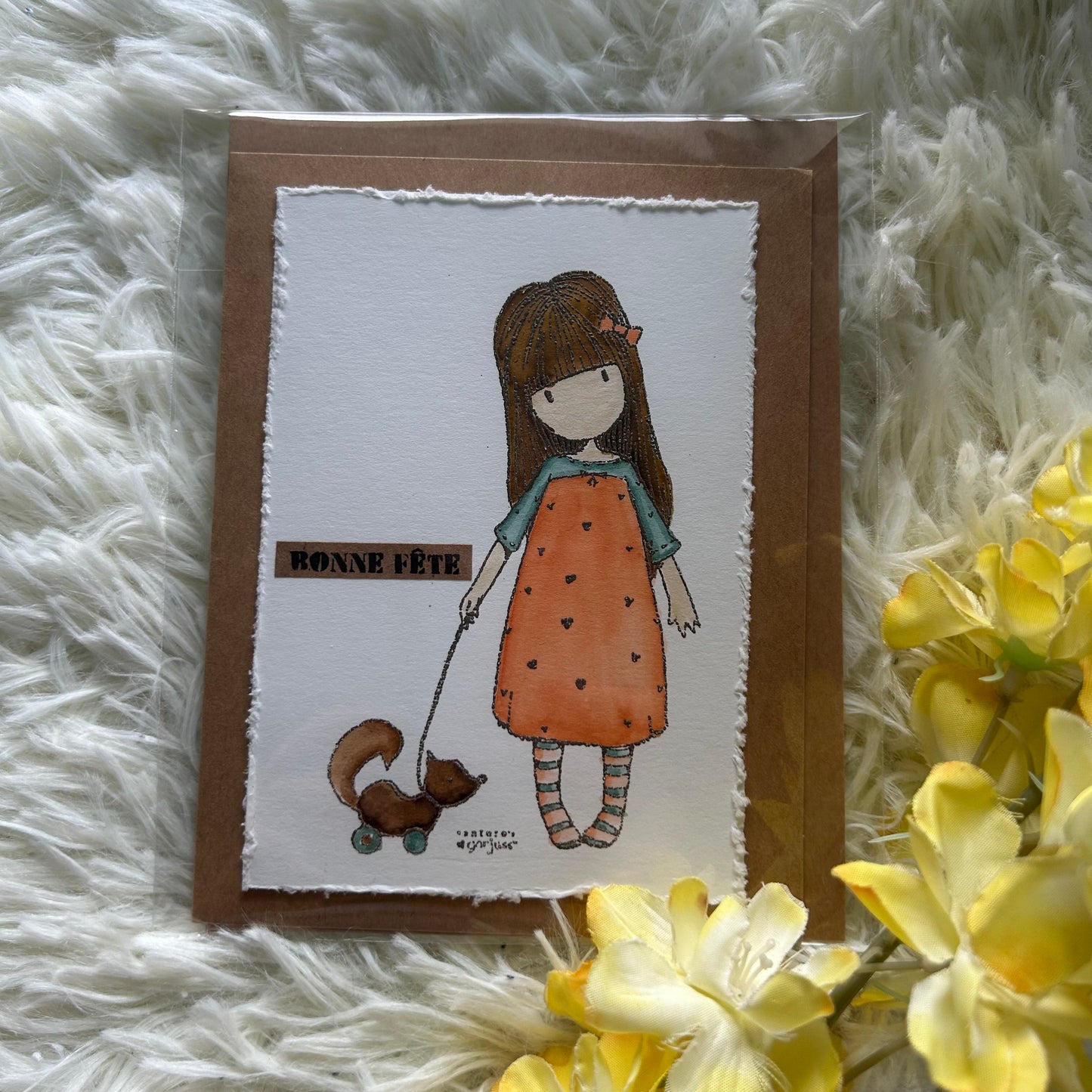 Carte bonne fête Kaky