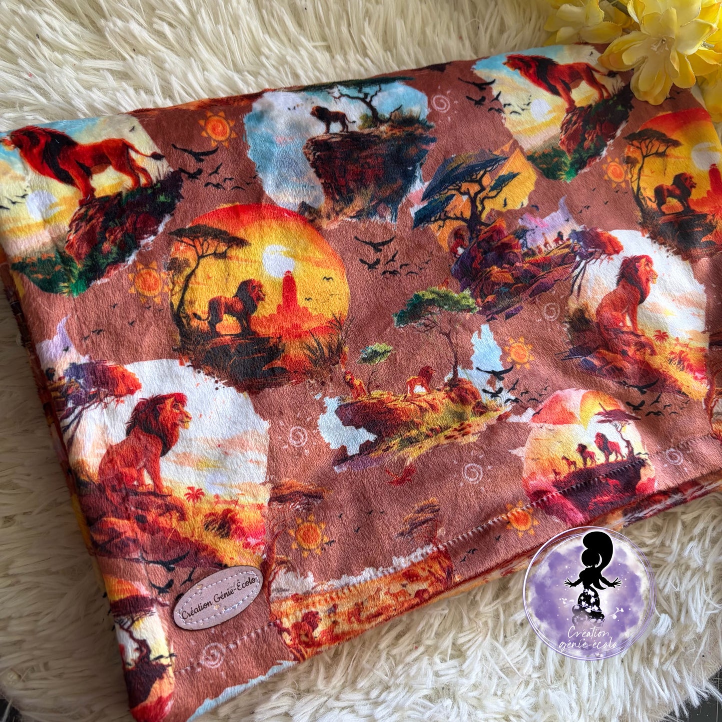 Doudou 30x40 lion