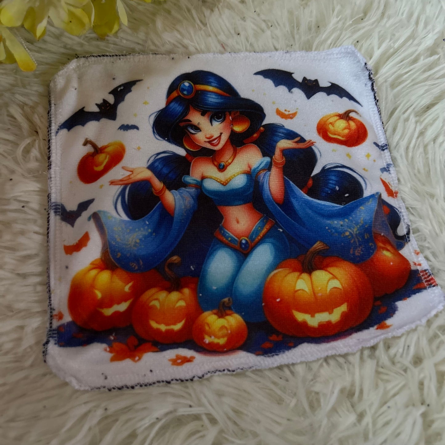 Débarbouillette personnage Halloween