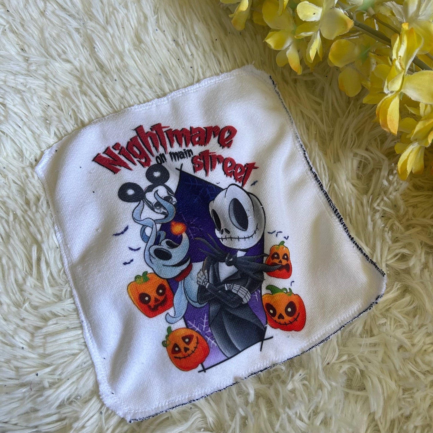 Débarbouillette personnage Halloween noel