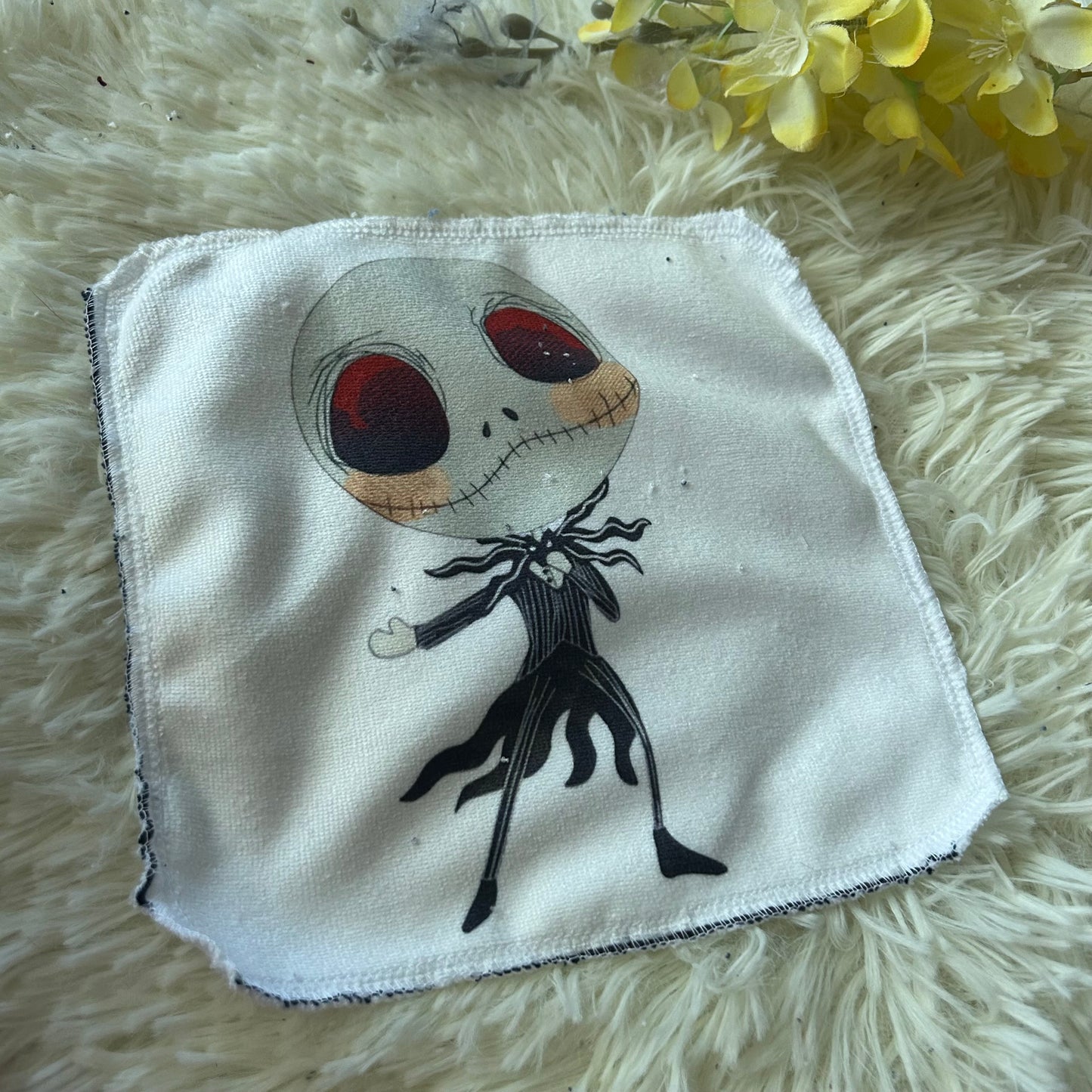 Debarbouillette squelette halloween