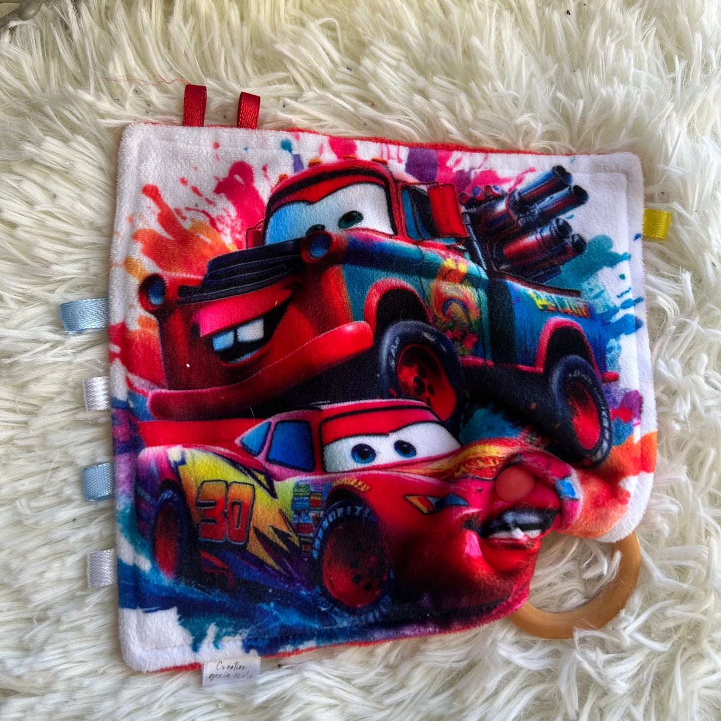 Doudou étiquette auto