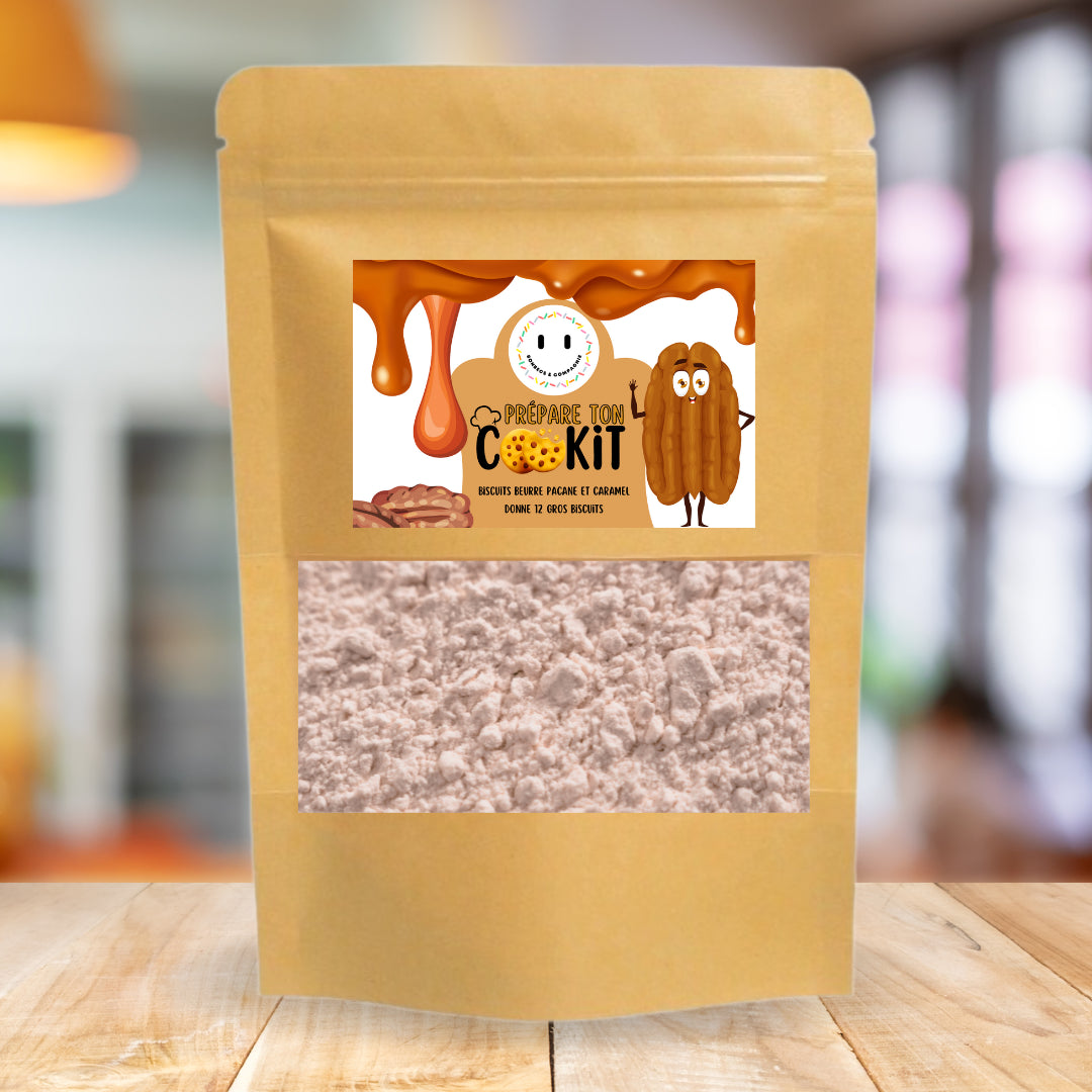 Mélange de biscuits beurre pacane , caramel