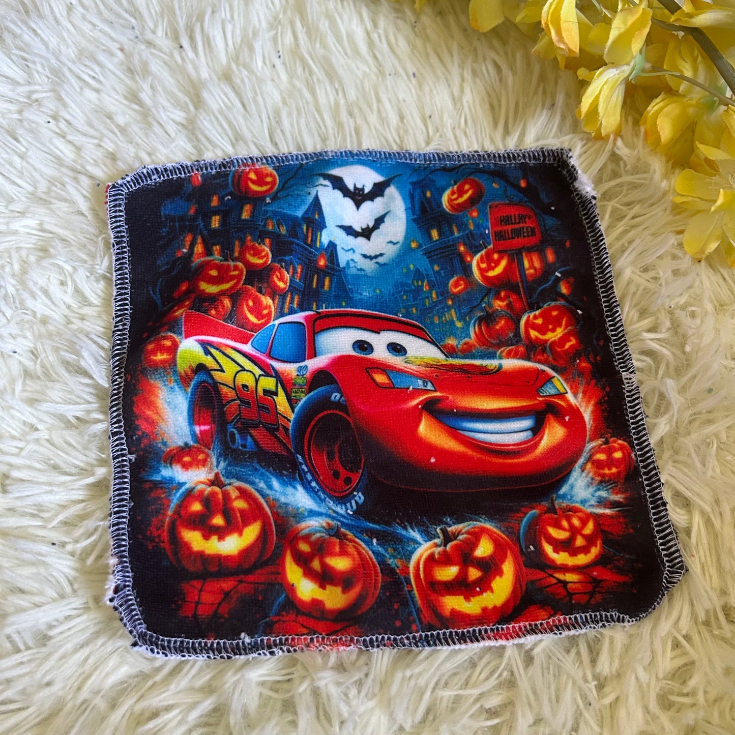 Débarbouillette personnage Halloween