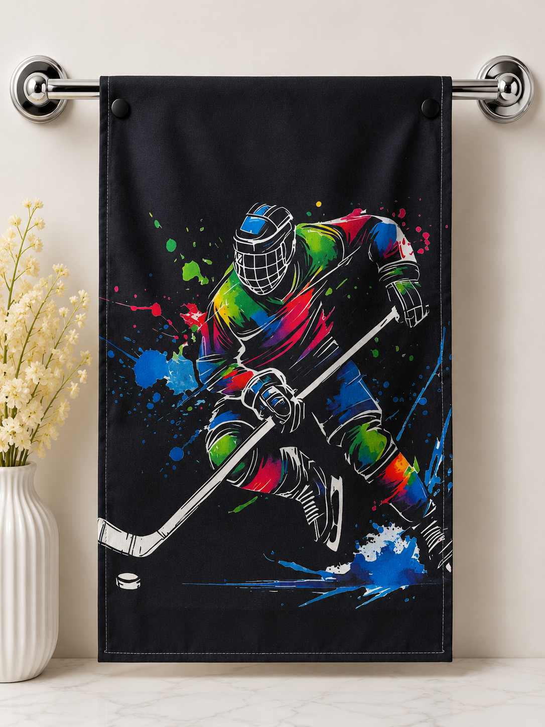 Serviette à main hockey