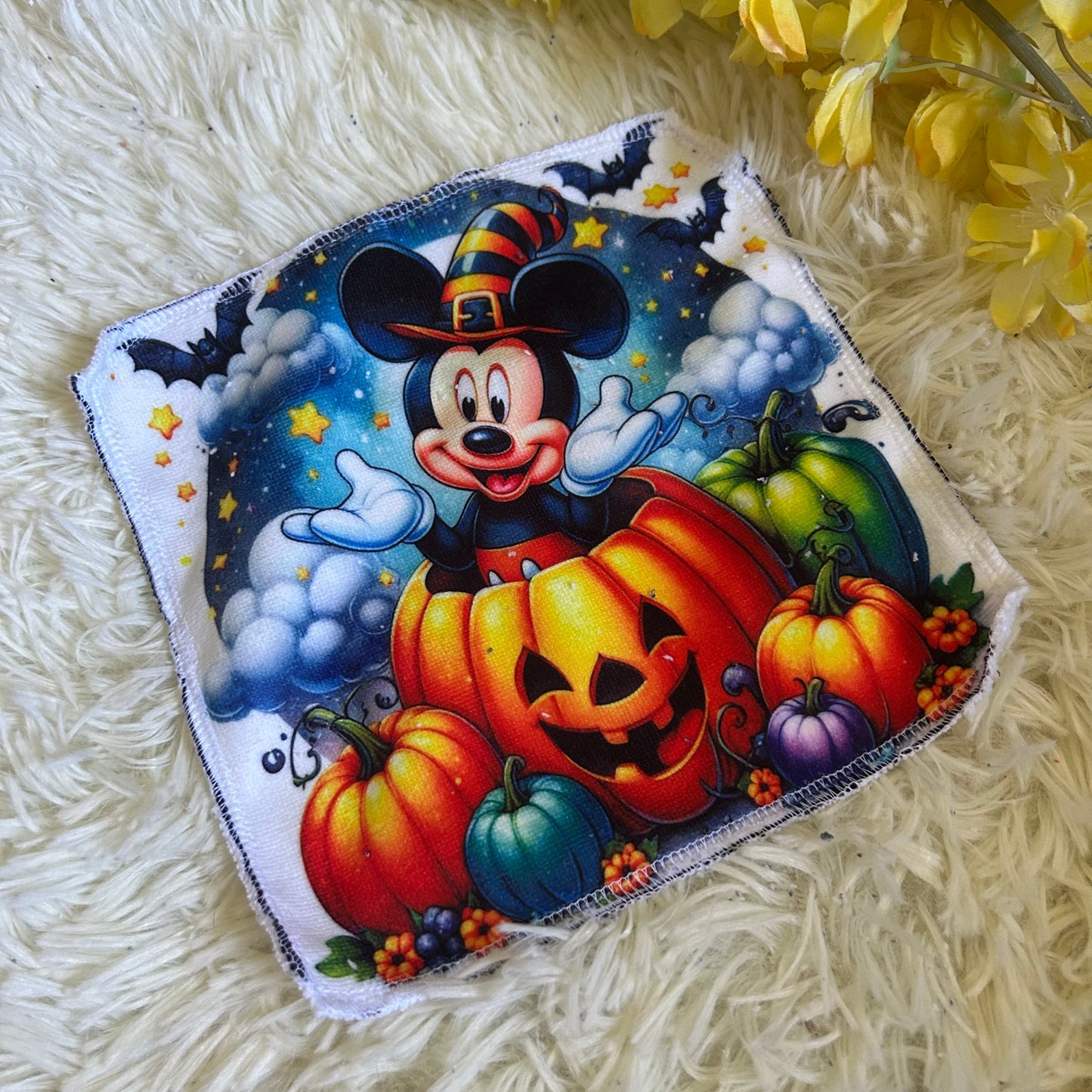 Débarbouillette personnage Halloween