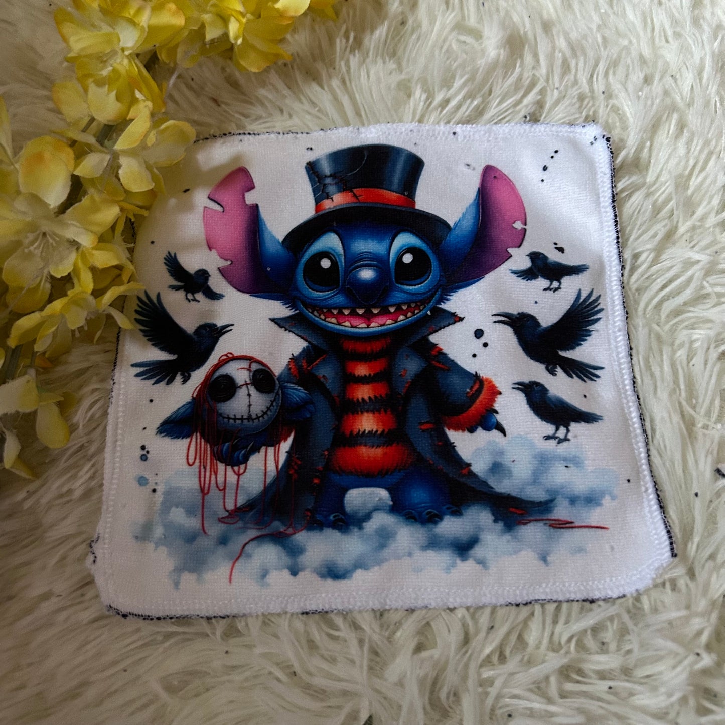 Débarbouillette personnage Halloween