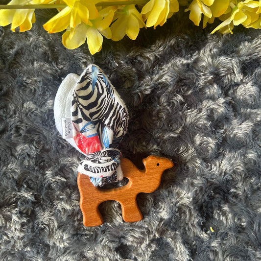 Jouet de dentition chameau