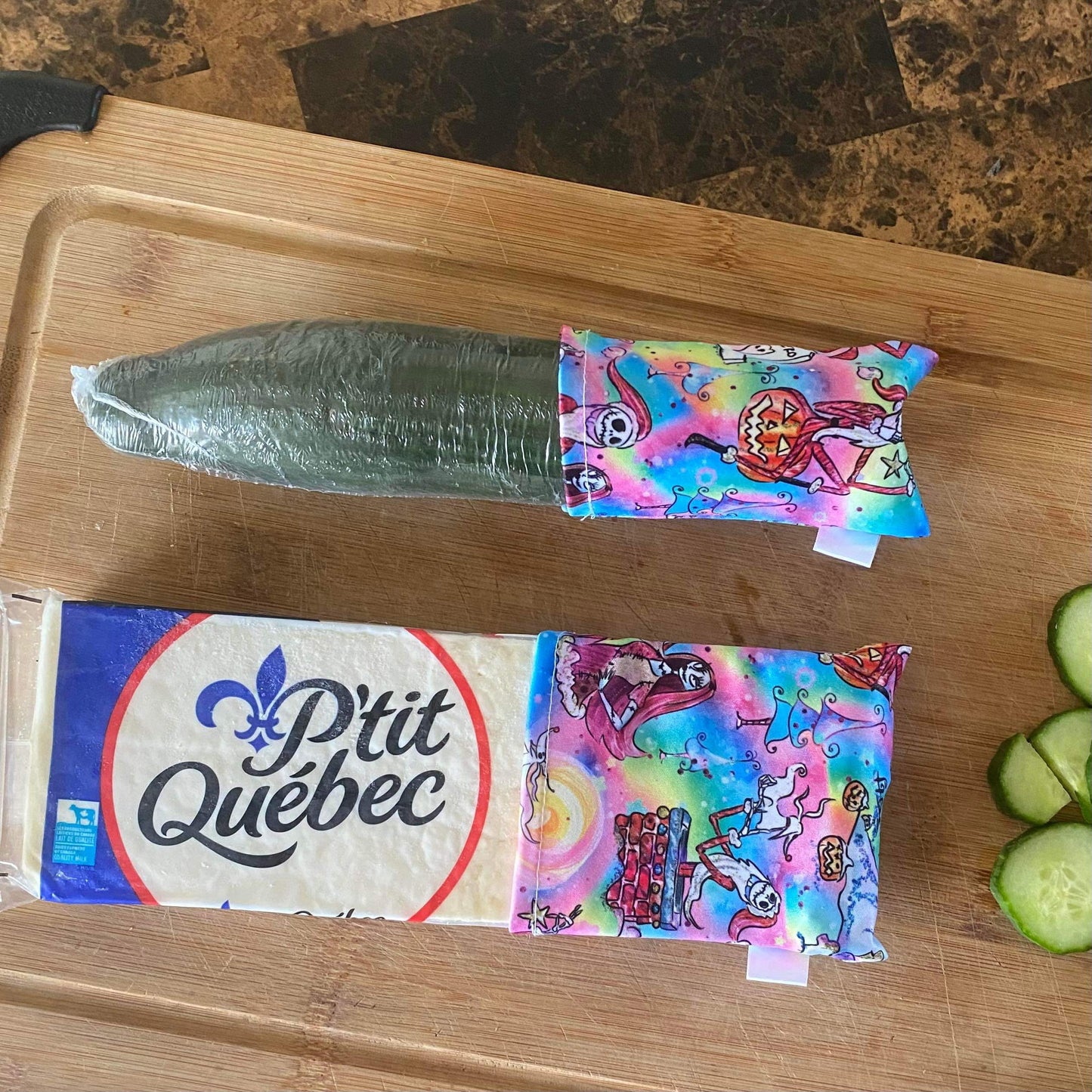 Bout de fromage/concombre