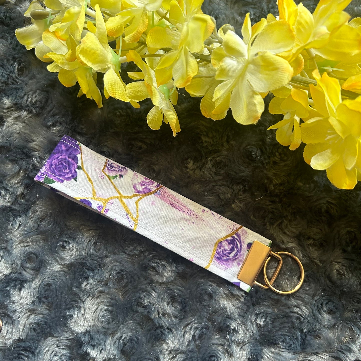 Porte-clés fleur