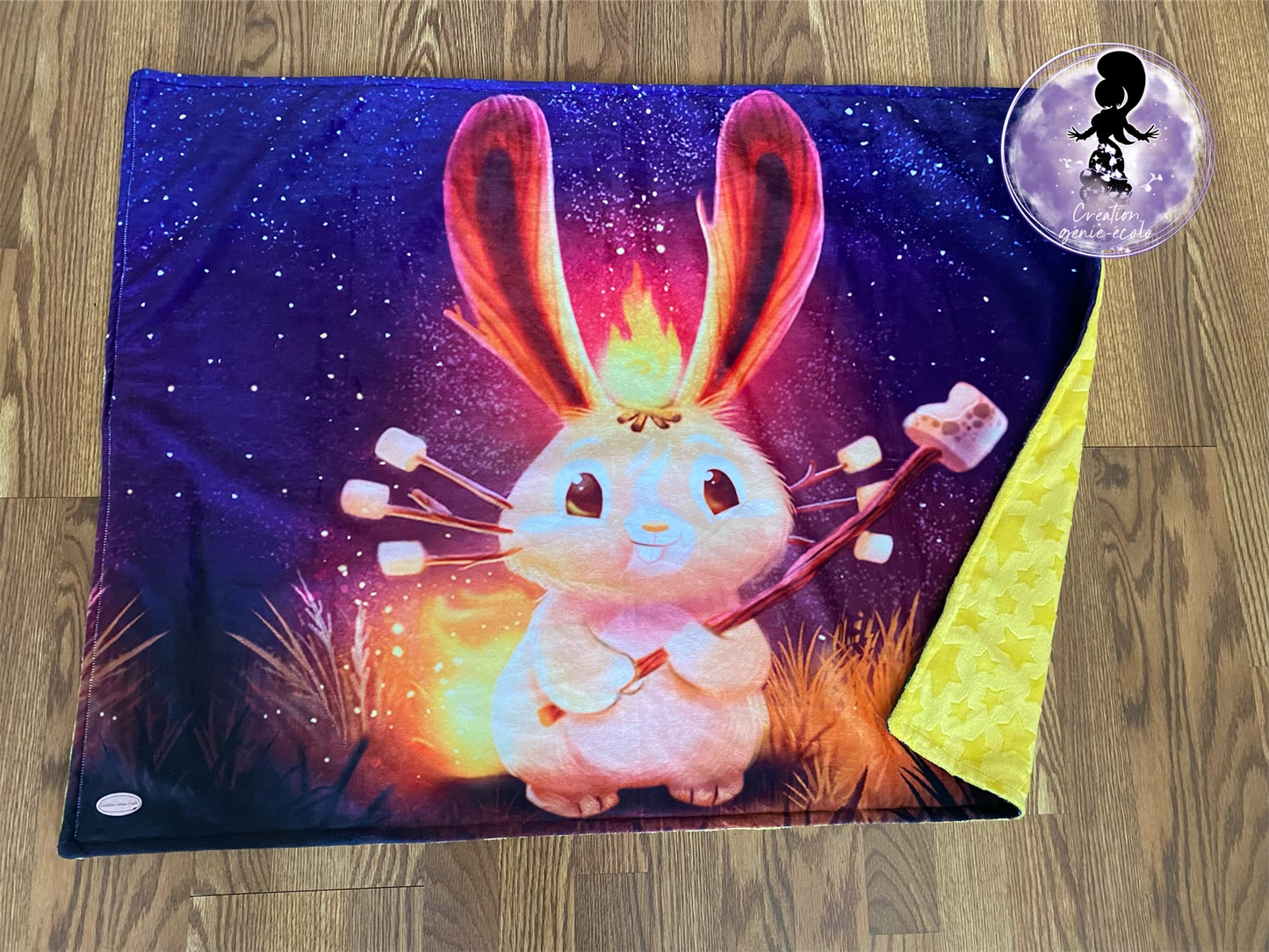 Doudou 30x40” lapin