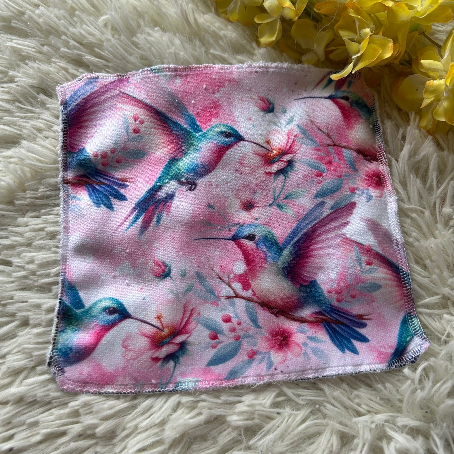 Débarbouillette vache colibri