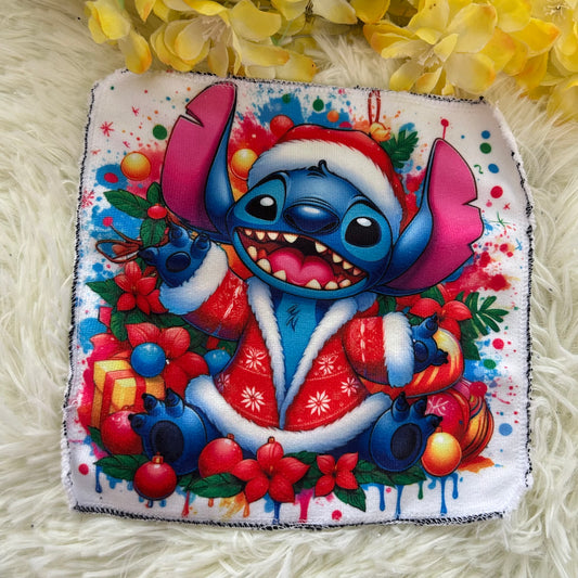 Debarbouillette extraterestre bleu noel