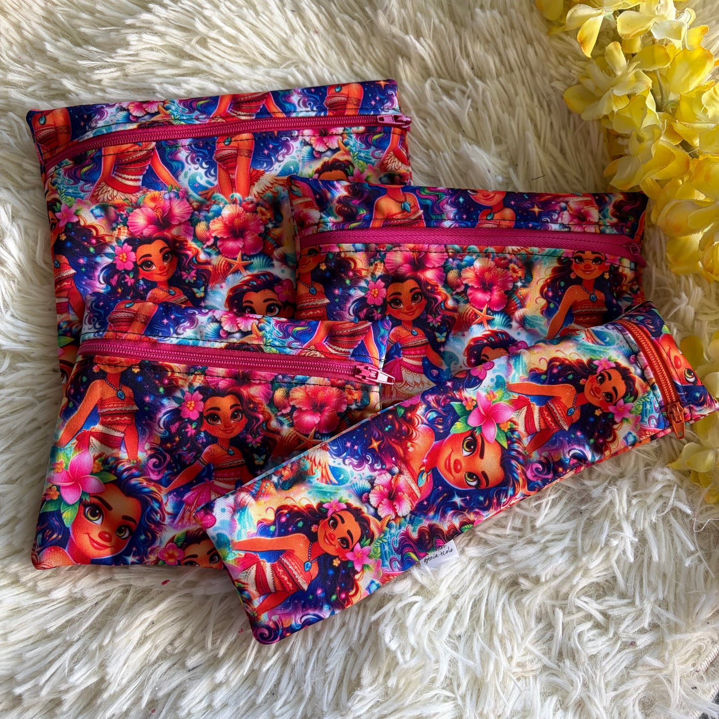 Kit sac à sandwich/collation/ustencile princesse