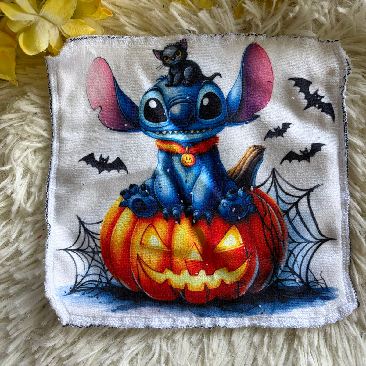 Débarbouillette personnage Halloween jack
