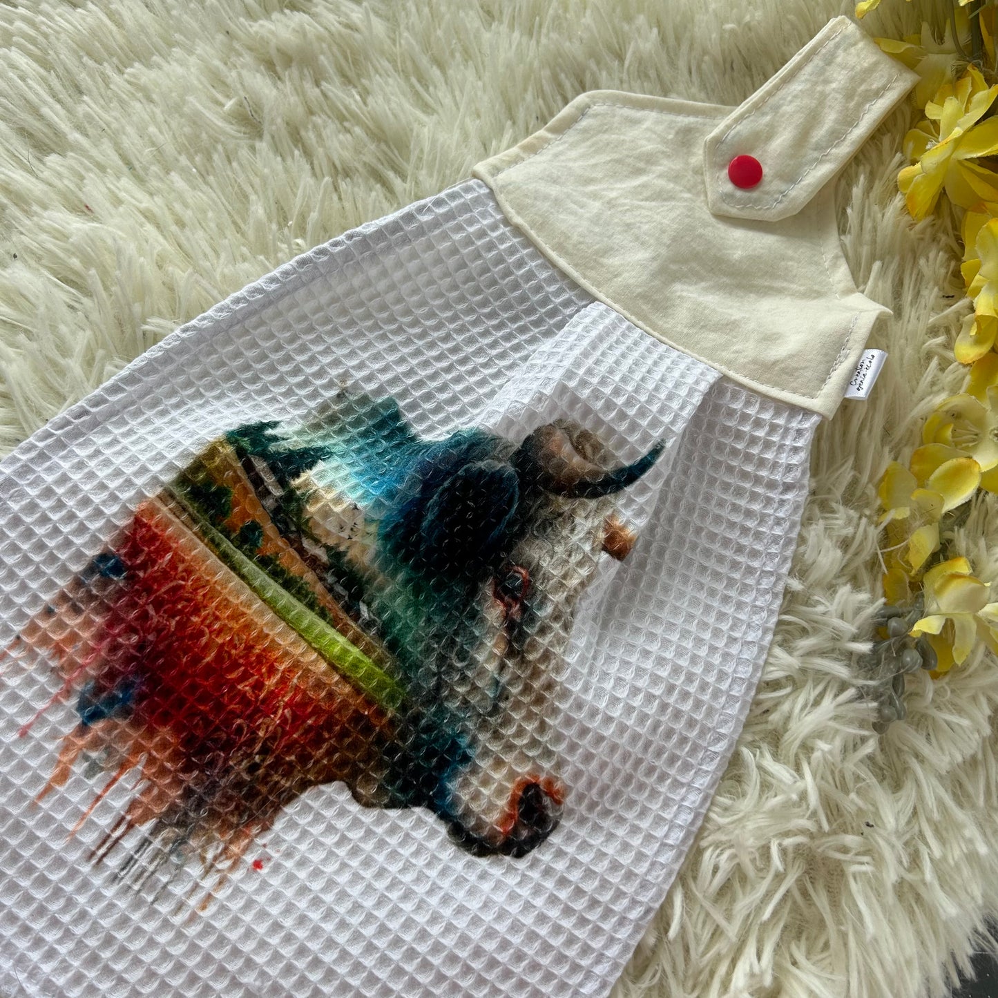 Serviette de four vache