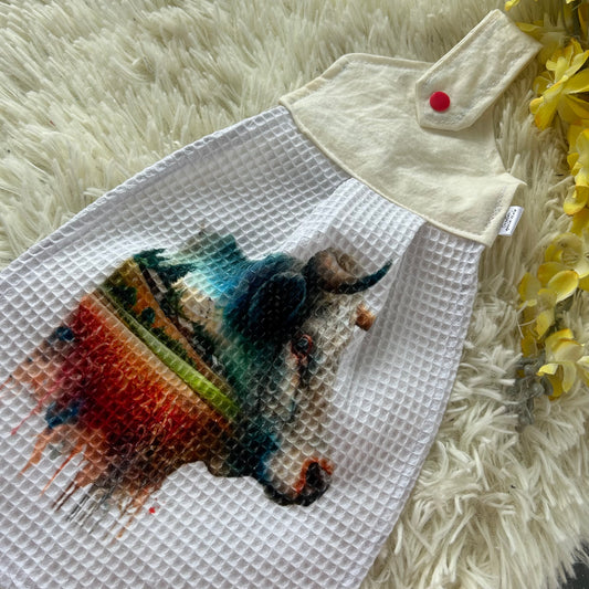 Serviette de four vache