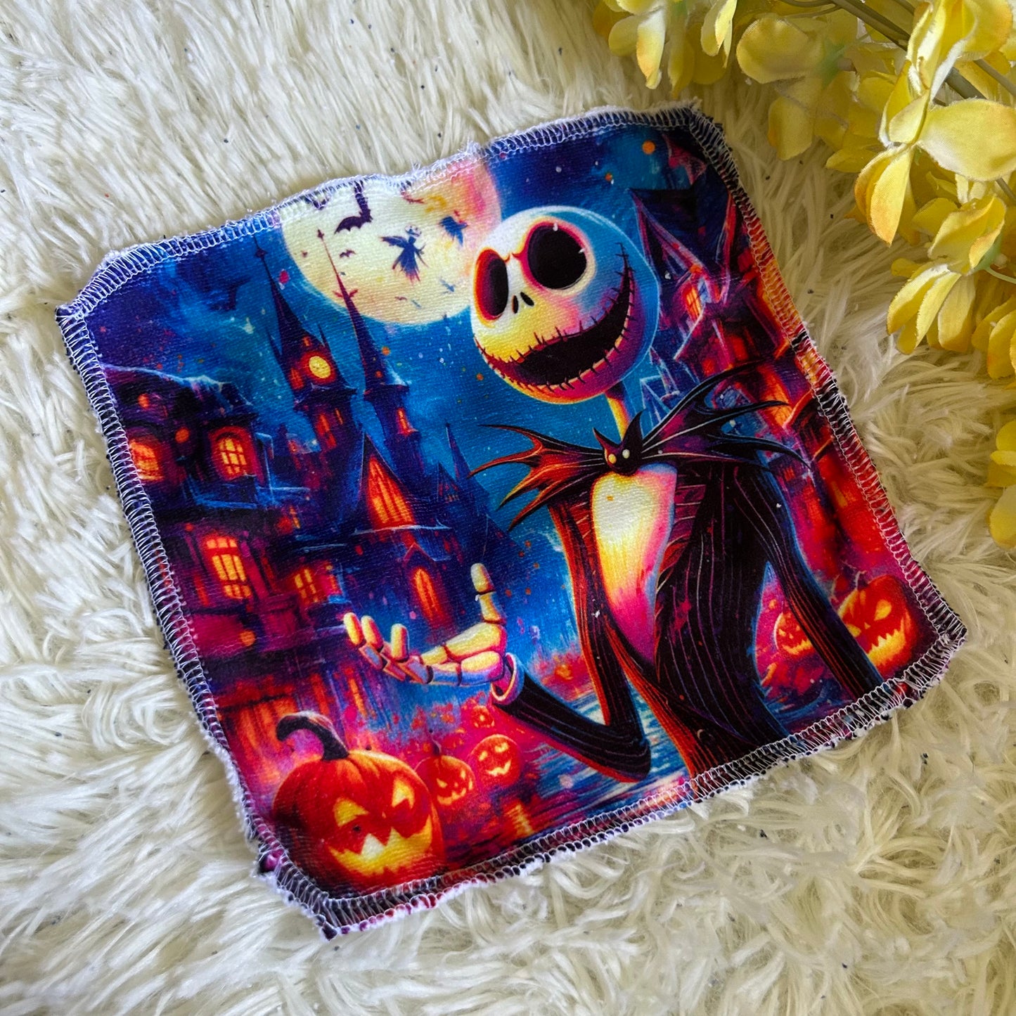 Débarbouillette personnage Halloween noel
