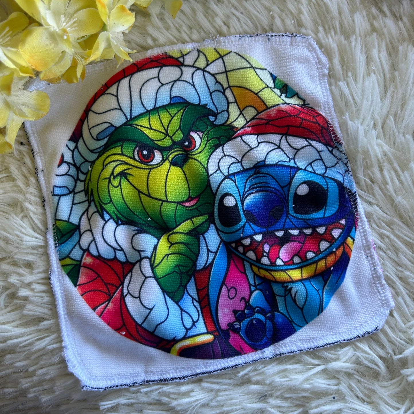 Débarbouillette personnage noel