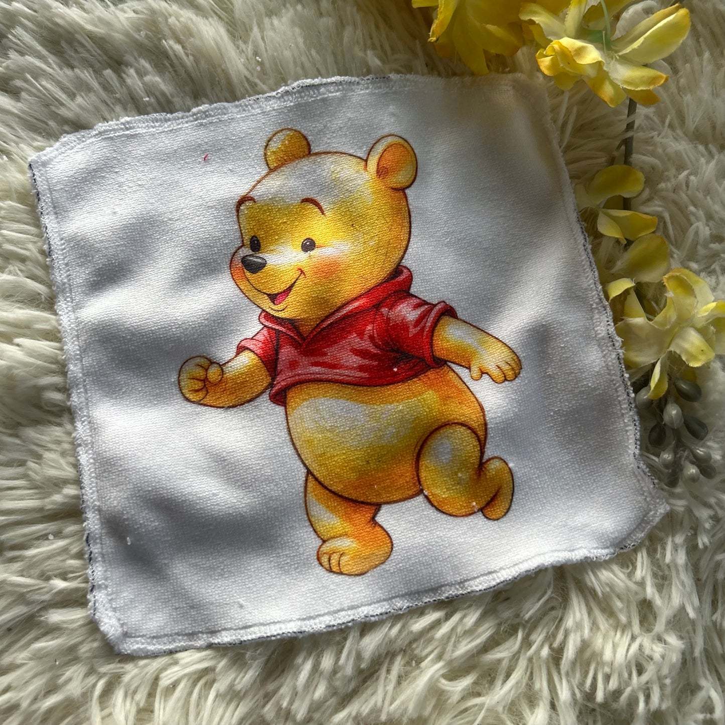 Débarbouillette personnage  ourson