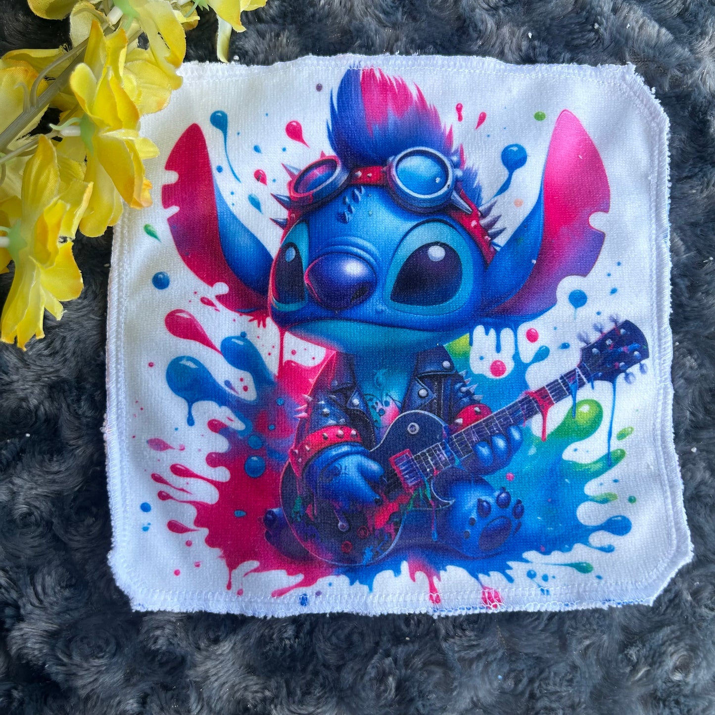 Débarbouillette stitch rocknroll