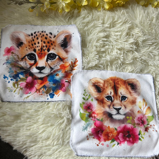 Débarbouillette animaux