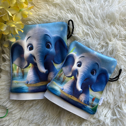 Mitaine de bain éléphant