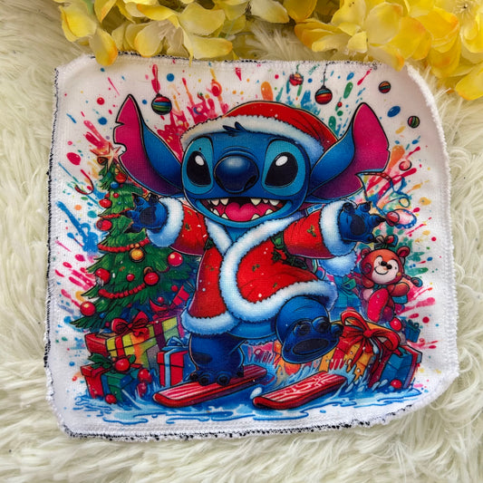 Debarbouillette extraterestre bleu noel