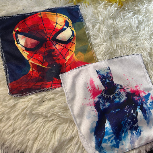 Débarbouillette personnage super heros