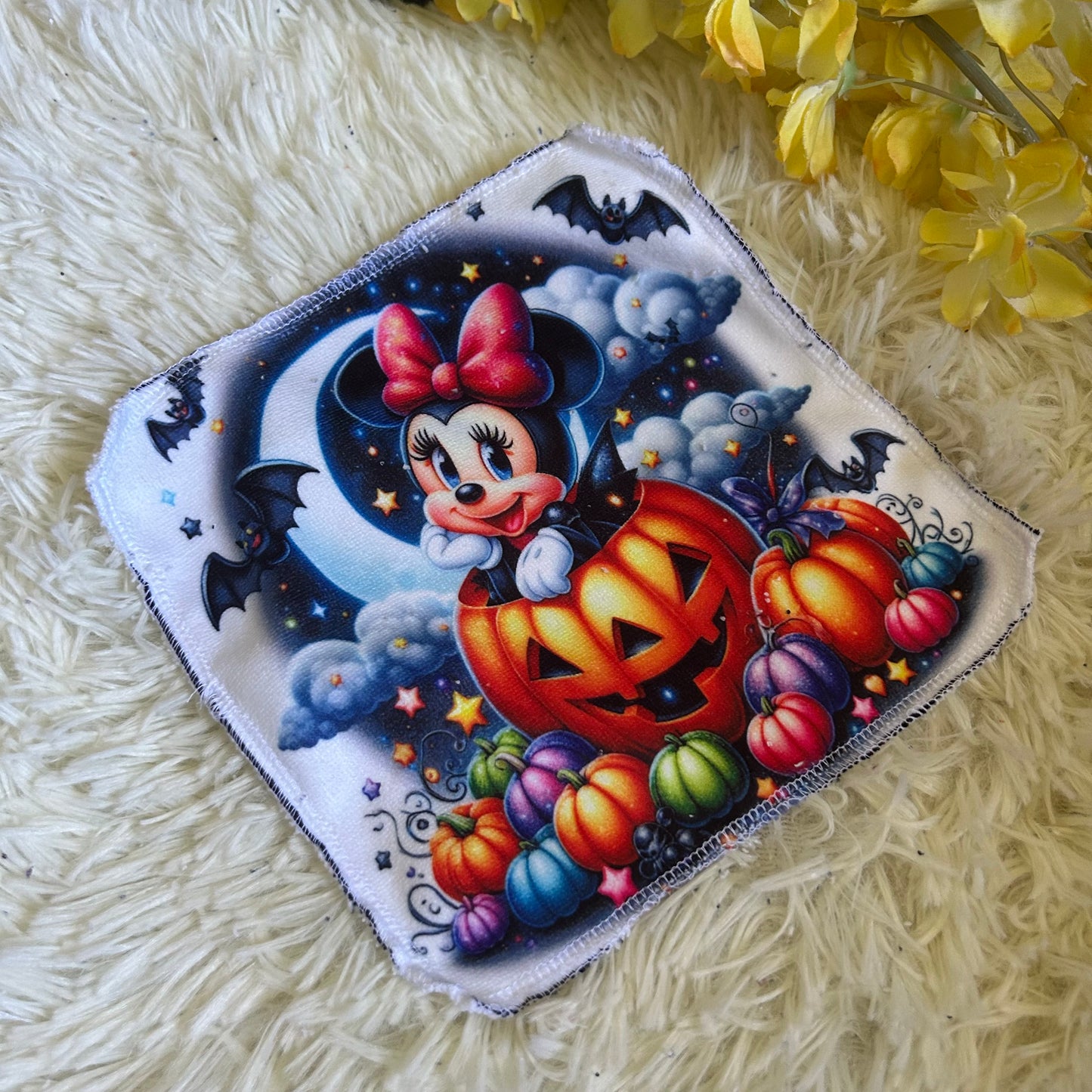 Débarbouillette personnage Halloween