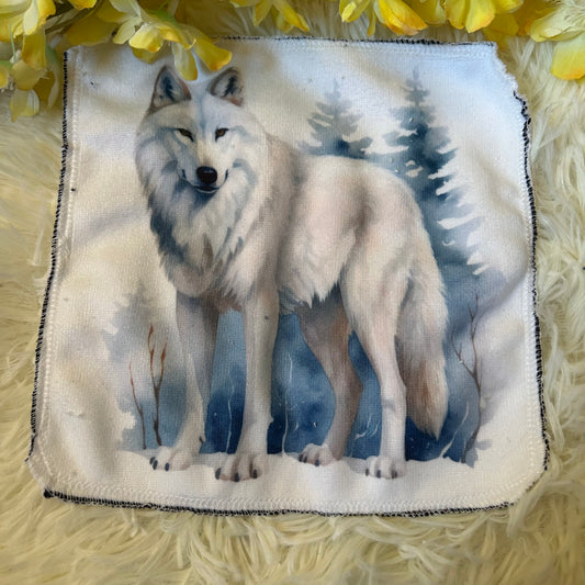 Débarbouillette loup