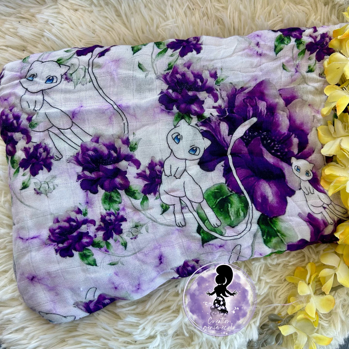 Mousseline de coton monstre