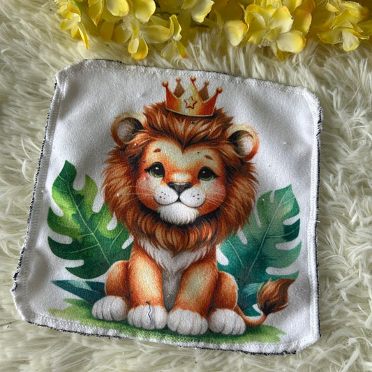 Debarbouillette lion