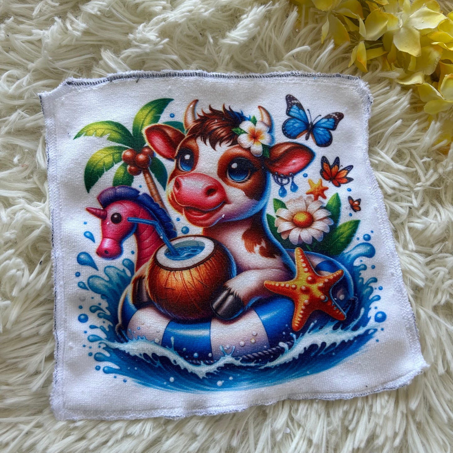 Débarbouillette animaux