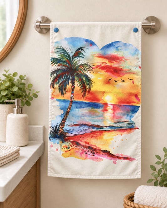 Serviette à main plage