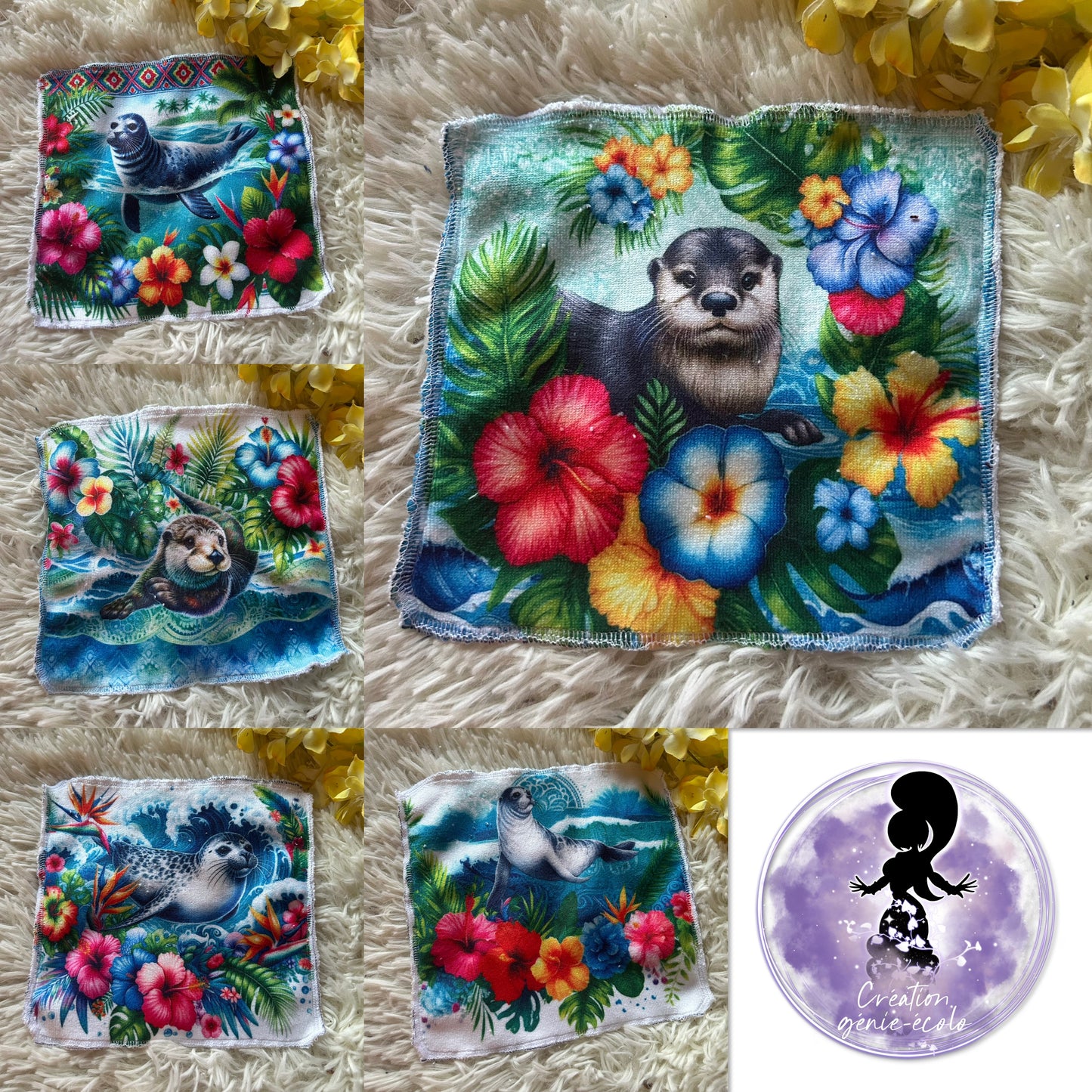 Débarbouillette loutre