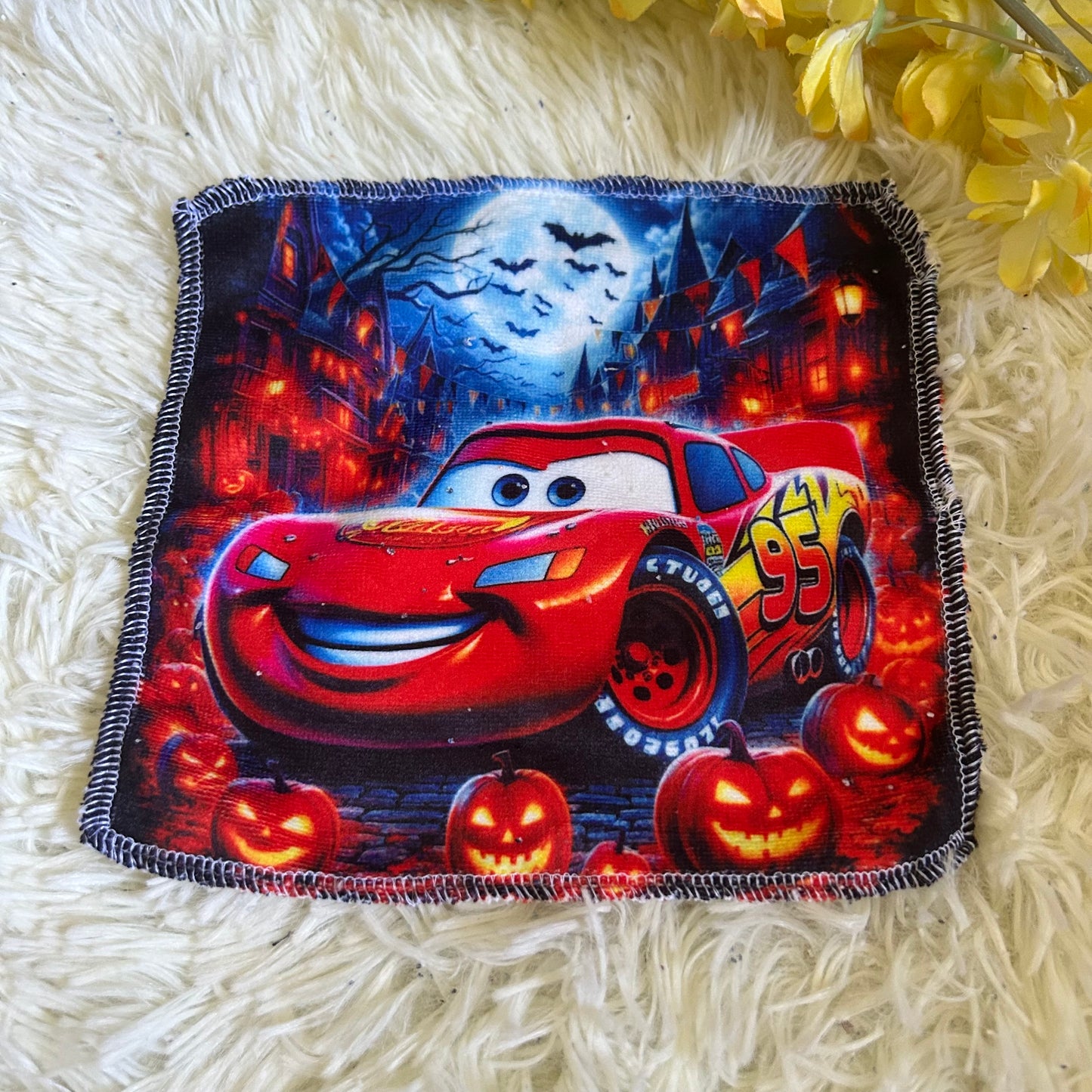 Débarbouillette personnage Halloween