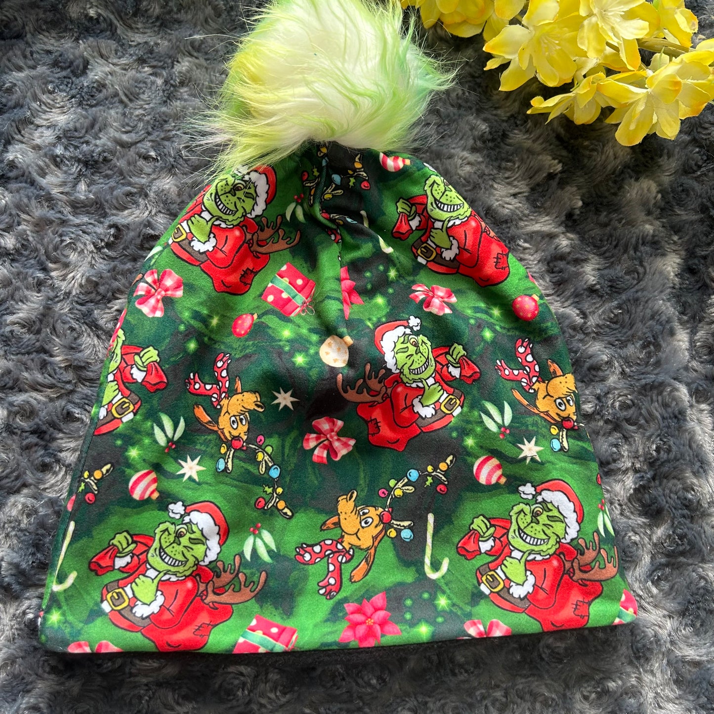 Tuque grinch Noël willfée