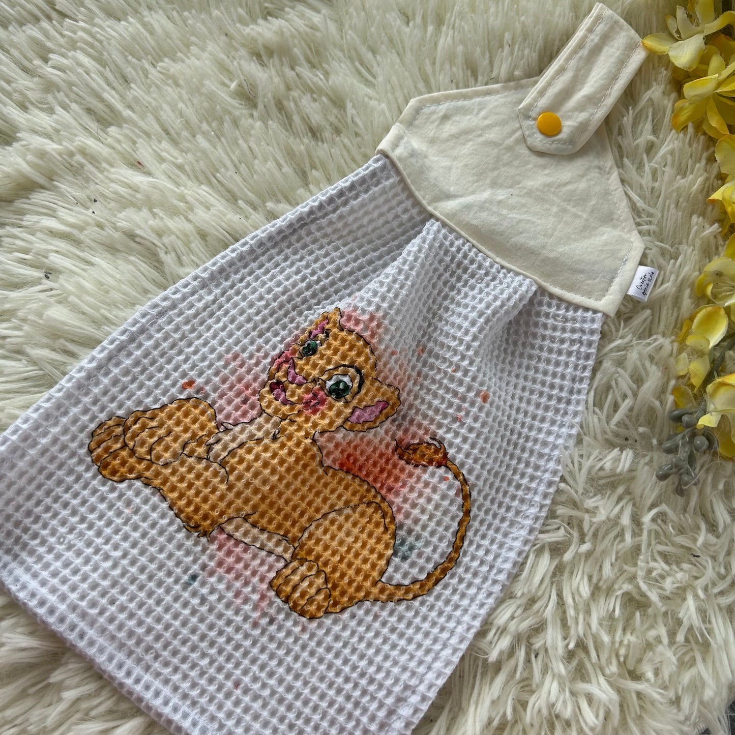 Serviette de four lion