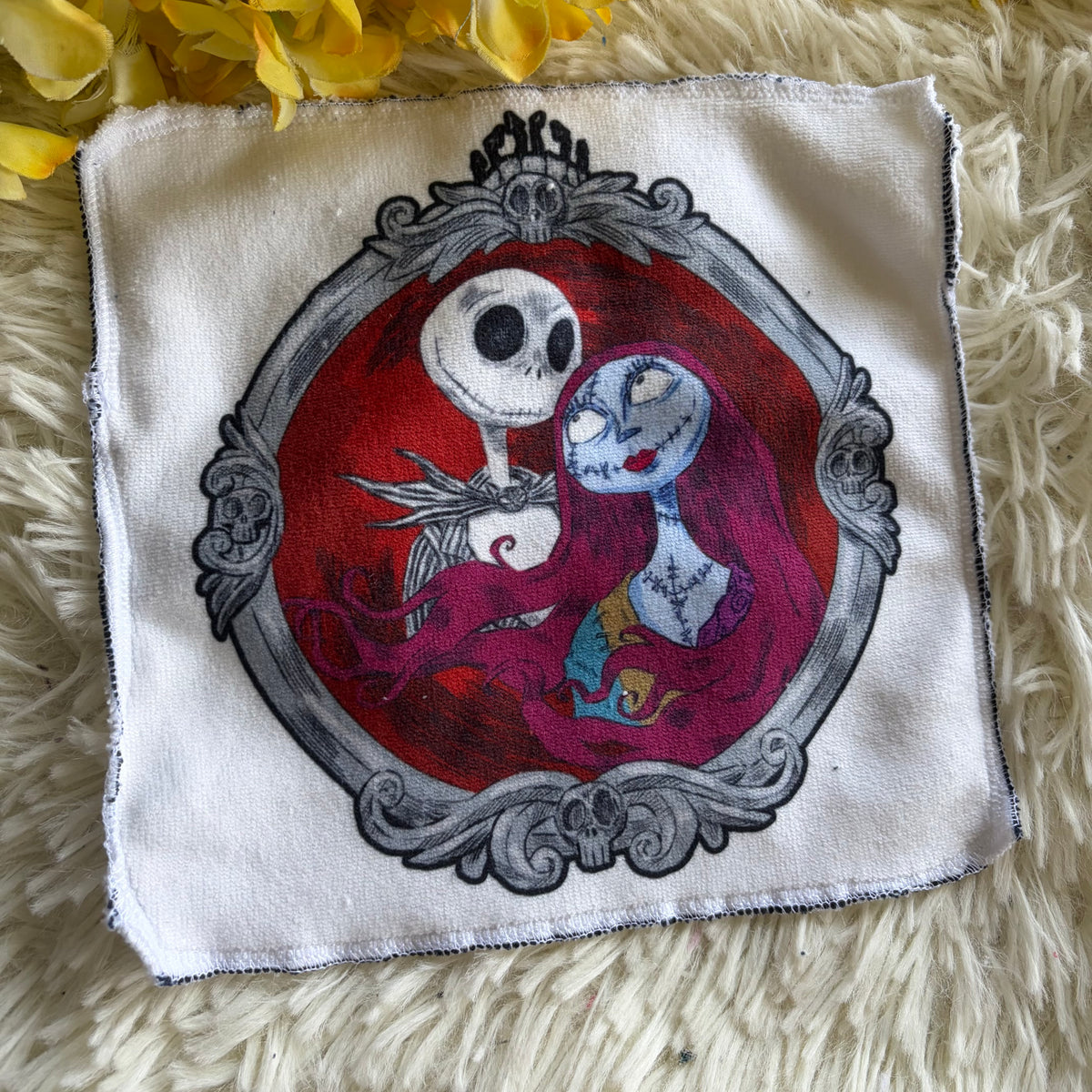 Débarbouillette personnage Halloween jack