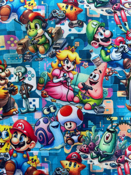 Serviette hygiénique lavable  dbp jeux video mario