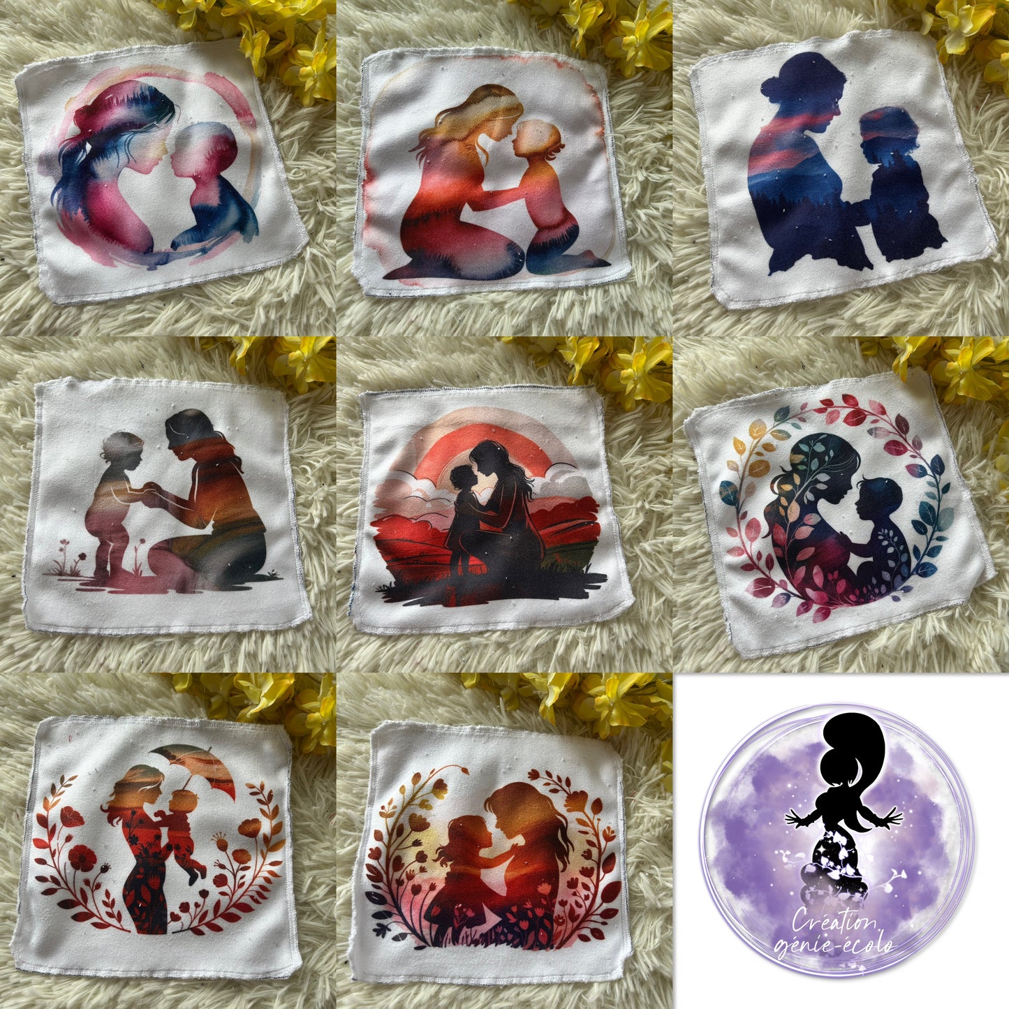 Débarbouillette maman