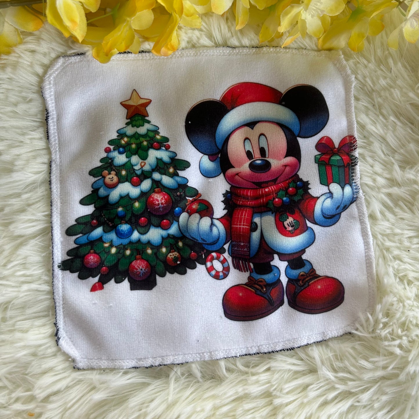 Debarbouillette mickey Noel