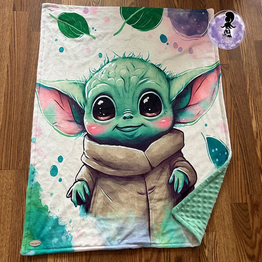 Doudou 30x40 extraterrestre vert