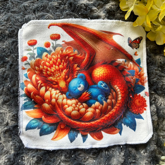 Débarbouillette dragon