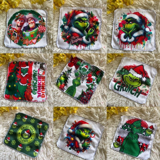 Débarbouillette  grincheux noel