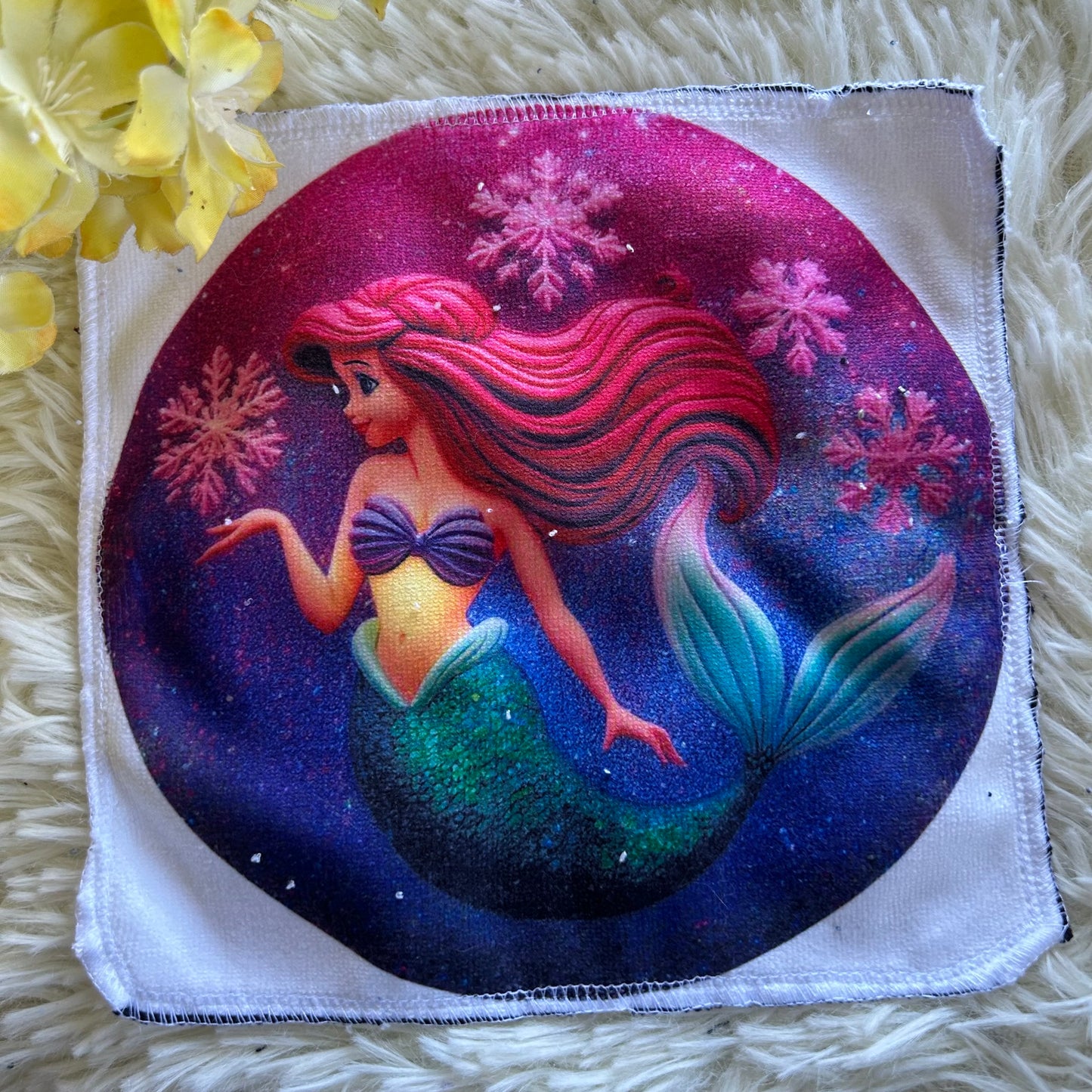 Débarbouillette princesse noel